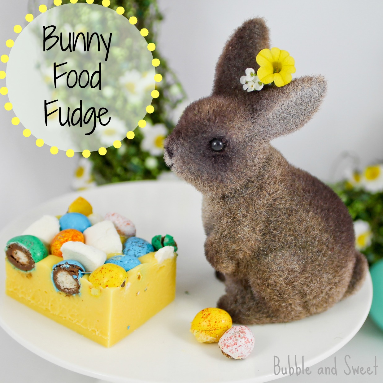 bunny food easter fudge recipe easy diy